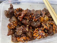 黑椒蒜子牛肉粒-大铁勺新津菜(迎水道店)