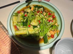 刀拍黄瓜-秀水人家