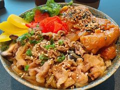 照烧鸡牛肉拼盘饭-林妈妈村·日式料理(宝山万达店)