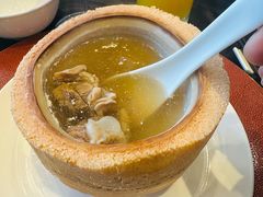 海南椰青瑶柱炖老鸡汤-ManHo万豪中餐厅(成都茂业JW万豪酒店)