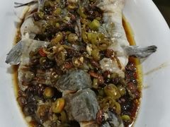 青椒豆豉黔鱼-土桥手掌鸡·26年灌县老味道(都江堰店)