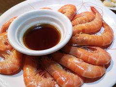 白灼虾-琼菜坊·无鸡不成宴·海南菜老爸茶糟粕醋(海口骑楼老街店)