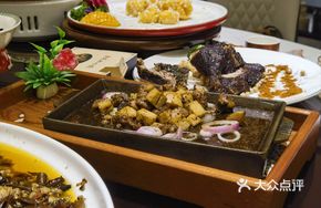 Flaming Skillet Beef Cubes