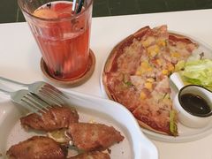 培根火腿小薄饼-阿狗圆子