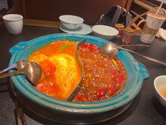 真有料的番茄鸳鸯锅-吼堂老火锅(太古里总店)