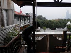 带浴缸的阳台，拉开竹帘更是别有洞天啊~赞-娜娜度假小旅馆