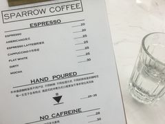 菜单-麻雀咖啡SPARROW COFFEE(十全街店)