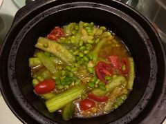 毛豆烧丝瓜-大秦地·西北菜(纬四路店)