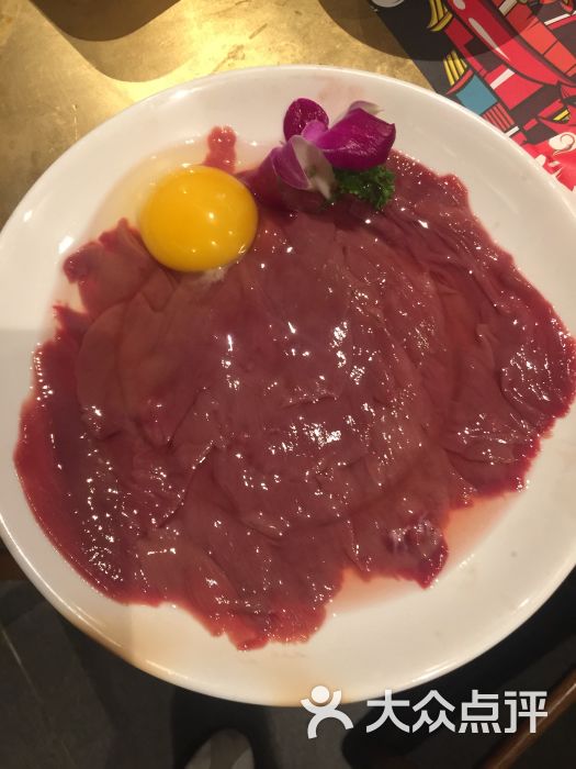 井格老灶火锅(龙湖水晶郦城店)鲜牛肝图片 - 第6张