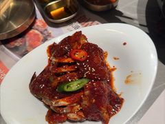 -草家酱蟹炭火烤肉店(珲春南路一店)