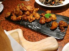 雪花糖醋里脊-绿茶餐厅(华联万柳店)