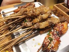 烤羔羊肉串-木屋烧烤(岗顶二店)