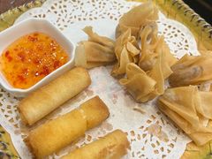 炸牛奶拼炸云吞-阿多私房菜(顺德店)