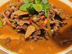 番薯杆黄牛肉-阿露佳·舌尖上的安吉菜