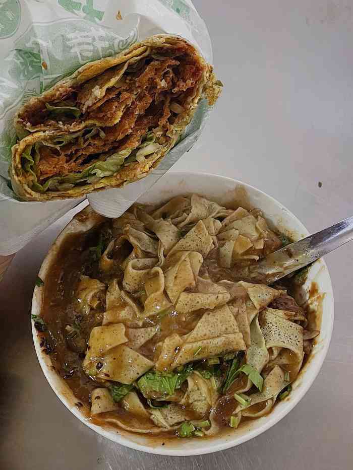 正味斋锅巴菜(西北角店)-"起个大早跑那么远就为了去买个长草好久的早