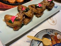 九层塔京酱鸡翅-卯时·龙光雅宴·精致锡帮菜(惠山古镇店)