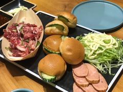 汉堡牛肉-串掌柜·炭火烤肉撸串专营店(盛世俪园店)