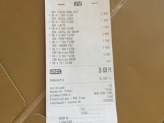 账单-纽约咖啡馆