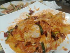 辣白菜炒饺子皮-陈聚德炒牛肉(樱花二路店)