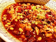 水煮肉片-那家老院子东北菜·饺子·小鸡炖蘑菇(艳华街店)