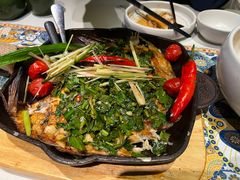 香茅草烤罗非鱼-云海肴·汽锅鸡·云南菜(天山百盛优客店)