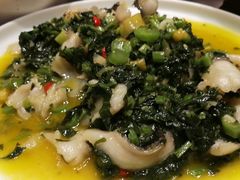 手工雪菜溜鱼肉-挂旗柴锅鸡(蚌山区嘉年华店)
