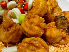 臭豆腐炒虾球-富临轩私房菜(集庆门大街店)