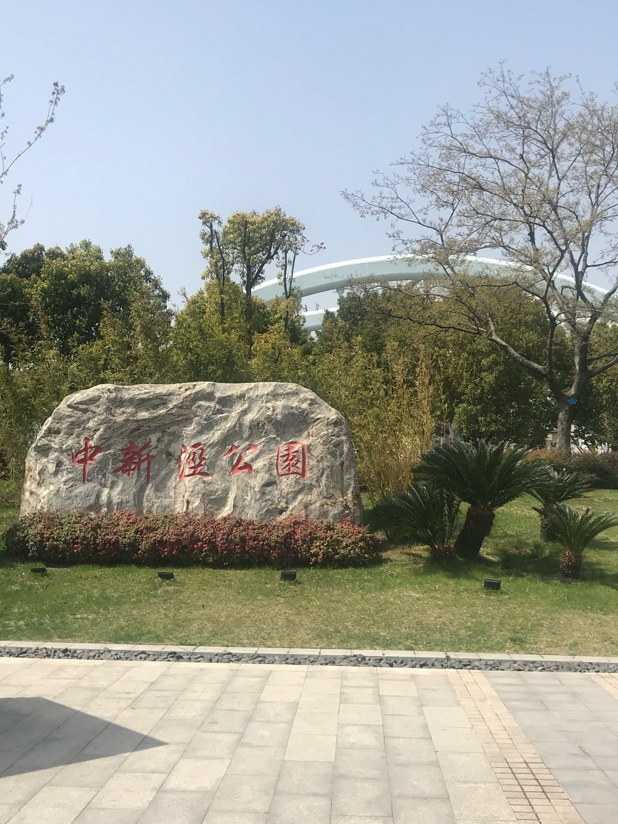 公园悠闲行,春暖花开时来中新泾公园走走!