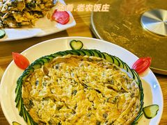 山葱柴鸡蛋-途肴·老农饭庄(百里峡店)