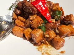 珍菌牛肉粒-汤城小厨•粤菜•靓汤(苏州街店)