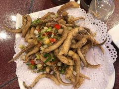 干炸鱿鱼须-北京小肠陈饭庄(方庄店)