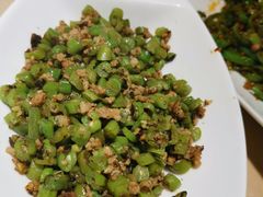 榄菜肉松四季豆-顶顶香煎饼家常菜(金花南路店)