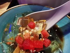 红糖冰粉-热火朝天鲜切牛肉火锅(南强街巷店)