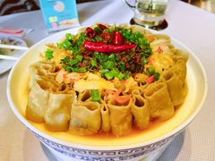 油泼莜面窝窝-巴盟人家·内蒙地方菜(华丽家族店)