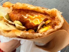 -小红车炸蛋葱油饼