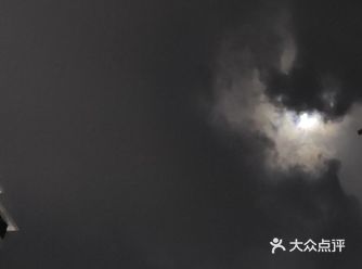 昨晚8月十五，云层有点厚