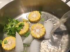 矿泉水锅底-为什么牛潮汕牛肉火锅(中信广场店)
