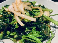 马拉盏炒通菜-大头虾越式风味餐厅(光明广场店)