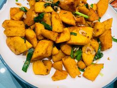 虾皮炒勃勃-正阳春烤鸭店(杨楼店)