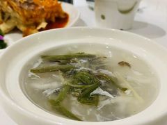 三丝莼菜银鱼羹-老阊门菜馆(山塘街店)