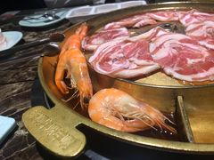 南美虾-猪啊牛呀羊啊铜盘烤肉(正大广场店)