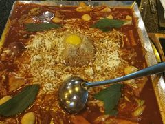 芝士年糕火锅-包装马车·韩国料理·포장마차