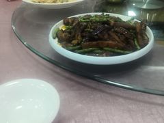 烧汁紫苏茄子豆角-宏八酒楼(西樵山景区店)