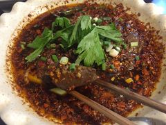 家常绍子鸭血-百年粉蒸牛肉