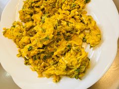 野葱炒鸡蛋-鑫福楼农家菜