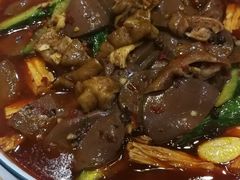 鸭血肥肠-正味如家饺子家常菜