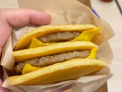 双层猪柳芝士松饼汉堡-STARLING八哥松饼(雅宝店)