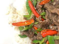 指天椒炒牛肉-好好滋味茶餐厅