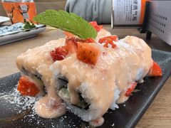 鲜切草莓雪雪卷-小川洋风料理(武胜路凯德广场店)