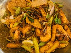 醇辣基围虾-嘎嘎鸭下巴·爆辣干锅(明教寺店)